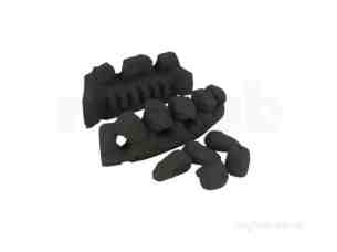 Valor Fire Spares Gdc -  Dimplex Baxi 5108463 Ceramics Set Coals