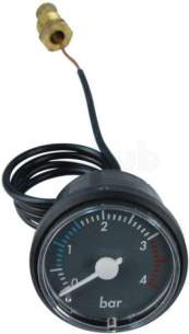 Ariston Boiler Spares -  Mts Ariston 571649 Pressure Gauge