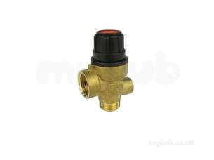 Ariston Boiler Spares -  Ariston 998447 1/4 Inch 3 Bar Safety Valve