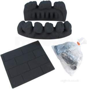 Valor Fire Spares Gdc -  Valor 9770071 Coal Matrix Front And Rear