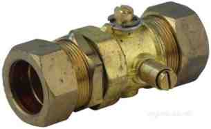 Potterton Boiler Spares -  Potterton 8631302 22mm Isolating Valve