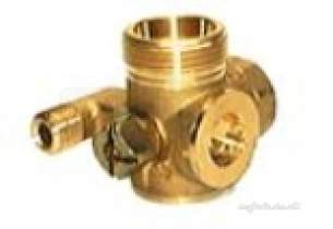 Baxi Boiler Spares -  Baxi 231601 3 Way Gas Service Tap