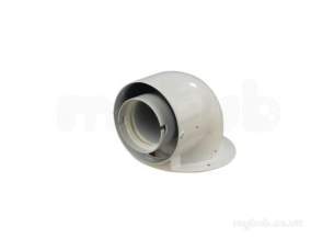 Potterton Boiler Spares -  Potterton 5101816 Elbow Flue Assy