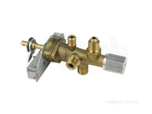 Baxi Boiler Spares -  Baxi 237001 Gas Tap And Piezo Tesa 2681