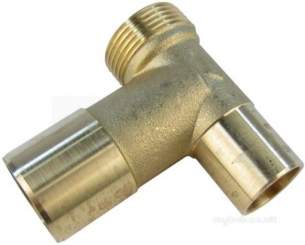 Baxi Boiler Spares -  Baxi 043078 Tee Inj Fx22mm Odx28mmod