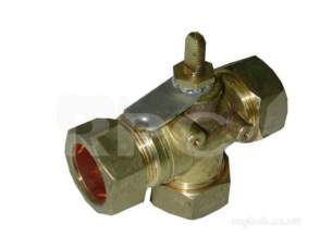 Glow Worm Boiler Spares -  Glow Worm 800050 3 Way Cock Assembly