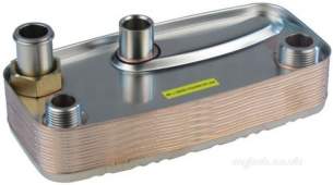 Jaguar Spares Hepworth Heating -  Saun S015002463 Domestic Heat Exchanger