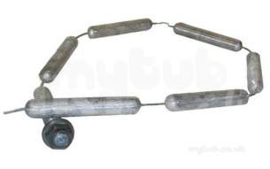 Hamworthy Boiler Spares -  Hamworthy 539001007 Flexible Anodes