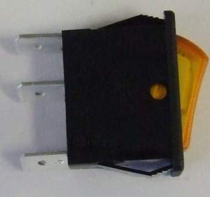Nuway Burner Spares -  Nuway B01-045c Amber On-off Rckr Switch