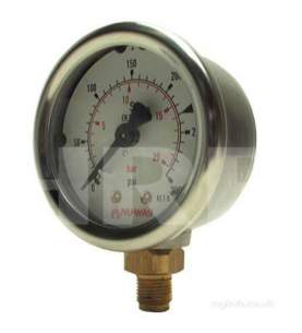 Nuway Burner Spares -  Nuway G04-034z Pressure Gauge Glycerine
