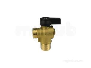 Chaffoteaux Boiler Spares -  Chaffoteaux 1020388 00 Calydra Flow Svc Cock