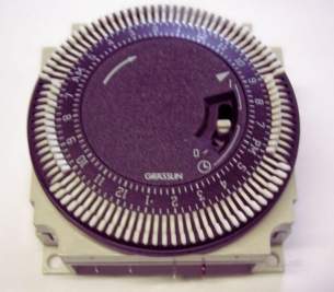 Potterton Boiler Spares -  Baxi 247206 Black Multifit Integral 24 Hour Electro-mechanical Timer