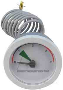 Ocean Boiler Spares -  Ocean 6 8922330 Pressure Gauge Long
