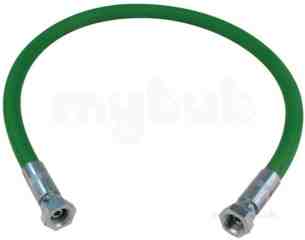 Electro Oil Burner Spares -  Eogb 600mm Hose Biogreen St 1/4f X 1/4f