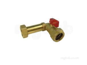 Ravenheat Boiler Spares -  Ravenheat 0008val01030/0 Bend Ball Valve
