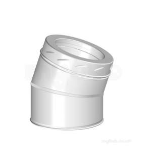 SFL Sw Chimney Flue -  Sfl Nova Sm 15 Deg Elbow 130mm 4575405n