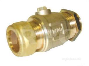 Caradon Ideal Domestic Boiler Spares -  Ideal 005627 22mm Comp Ball Valve