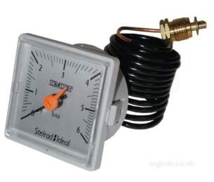Ideal Domestic Boiler Spares -  Ideal 113089 Pressure Gauge 0/6b