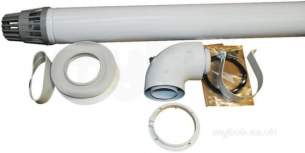 Biasi Boiler Accessories -  Biasi 10999 0148 1 Standard Flue Kit