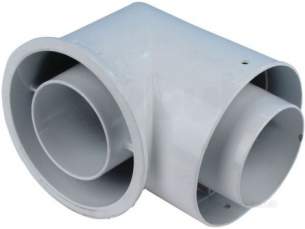 Caradon Ideal Domestic Boiler Spares -  Ideal 111046 Flue Turret Painted