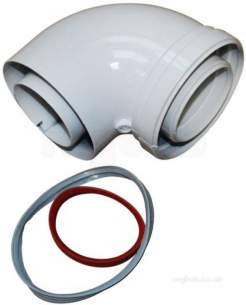 Biasi Uk Ltd -  Biasi 10999.0256.1 90 Degree Elbow