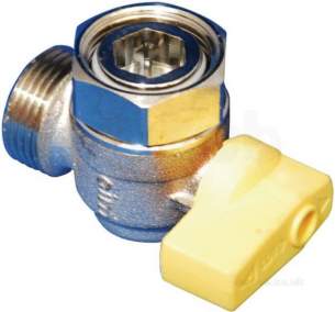 Biasi Uk Ltd -  Biasi Bi1014103 Gas Tap 3/4in 90 Degree