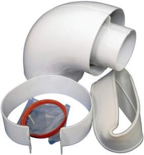 Biasi Boiler Accessories -  Biasi 10999.0152.1 Flue Elbow