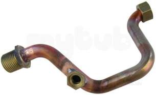 Ocean Boiler Spares -  Alpha 1 015649 Heat Exchanger Pipe D14