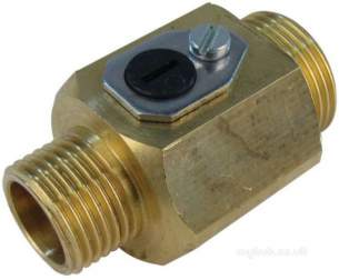 Saunier Duval Boiler Spares -  Glowworm Saun 05236900 Inlet Stop Cock