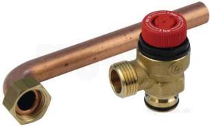Johnson and Starley Boiler Spares -  Johns 1000-0019015 Pressure Relief Valve