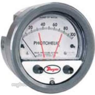 Dwyer Instruments Magnehelic Gauges -  Dwyer 3000 Mr Photohelic Gge 0-125pa 24vdc