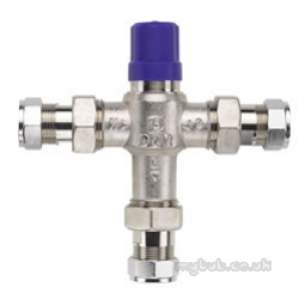 Pegler Thermostatic Mixing Valves -  Pegler 402u Thermo Mixing Valve Chrome Plated Obsolete