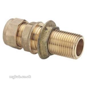 Prestex Compression Fittings -  Prestex 42w 15mm X 1/2 Inch Mi Str Coupling