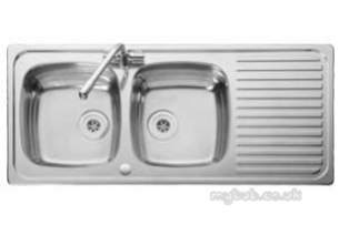 Rangemaster Sinks -  Linear Lr1160db 1160 X 508 Dbsd Rev Ss