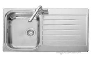 Rangemaster Sinks -  Seattle Se9501 950x508mm 1.0b Rev Pol Ss