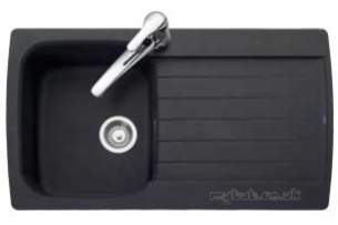 Rangemaster Sinks -  Verona Nvn1 900x508mm 1.0b Sink G/blk