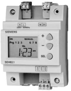 Landis and Staefa Hvac -  Siemens Seh 62 1 1 Channel 7 Day Timeswitch