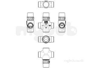 Danfoss Motorised Control Valves -  Danfoss Vzl2 20/25 Control Valve 20 065z204500