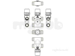 Danfoss Motorised Control Valves -  Danfoss Vzl4 15/025 Control Valve 15 065z206000