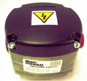 Black Automatic Gas Controls -  Actu Ldk/70 Pressure Switch 25-180 Mbar