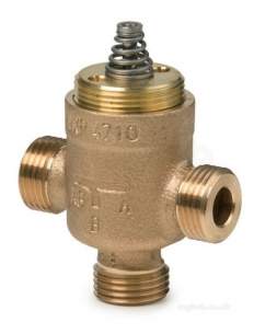 Landis and Staefa Hvac -  Siemens Vxp 47.10 1/2 Inch 3port Fcu Valve Kv-0.63