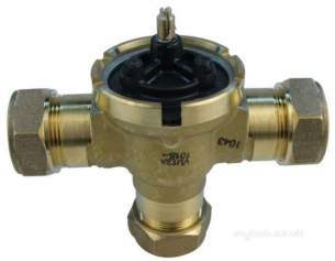 Honeywell Smartfit Controls -  Honeywell Smartfit 22mm 3 Way Valve Body