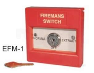 Electro Controls -  Elc Efm-1 Switch Firemans Key Operated