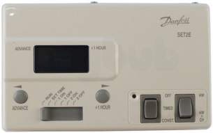 Danfoss Randall Timeclocks and Programmers -  Danfoss 087n654000 White Set 1e 24 Hr Electric Time Switch