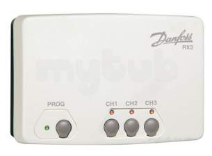 Danfoss Randall Timeclocks and Programmers -  Danfoss Rx 3 Three Channel Receiver 087n747800