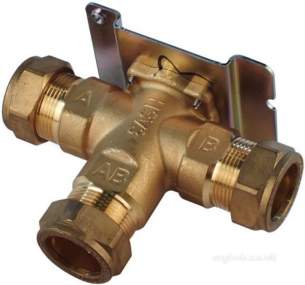 Danfoss Randall Domestic Controls -  Danfoss 087n659900 Na Hsv3 3 Port Valve Body 22mm
