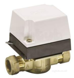 Danfoss Randall Domestic Controls -  Danfoss 087n664400 White Hp28b 2 Port Valve 28mm With Hpa2 Actuator