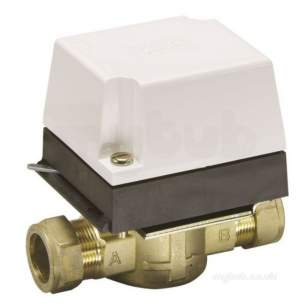 Danfoss Randall Domestic Controls -  Danfoss 087n660900 White Hp22b 2 Port Valve 22mm