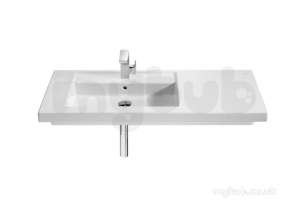 Roca Furniture and Vanity Basins -  Roca Prisma 900mm Left Hand Basin White