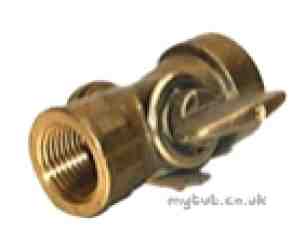 Gas Fire Fittings and Gas Cocks -  Midbras 1/2 Inch Gas Cock Fxf Fan Key